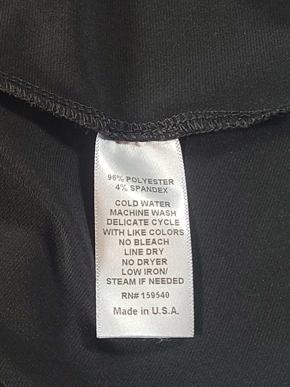 Lisa Bayne Medium Stylish Classic Black Women's Scoop Tank Top